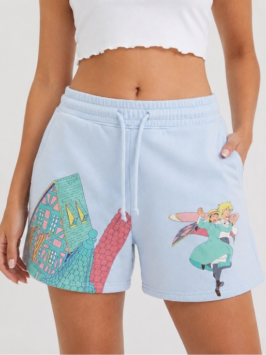our universe Pants - Studio Ghibli Howl’s Moving Castle Fleece Lounge Shorts Size Small